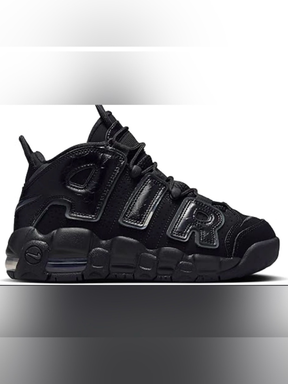 Nike Kids Black High-Top AIR Sneakers